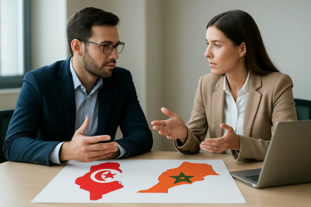 Tunisie vs Maroc pour le nearshore logiciel : quel choix pour votre équipe produit ?