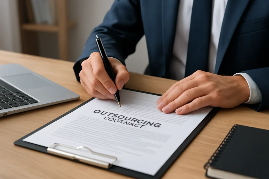 Comment structurer un contrat d’externalisation pour le développement logiciel : clauses, risques et bonnes pratiques