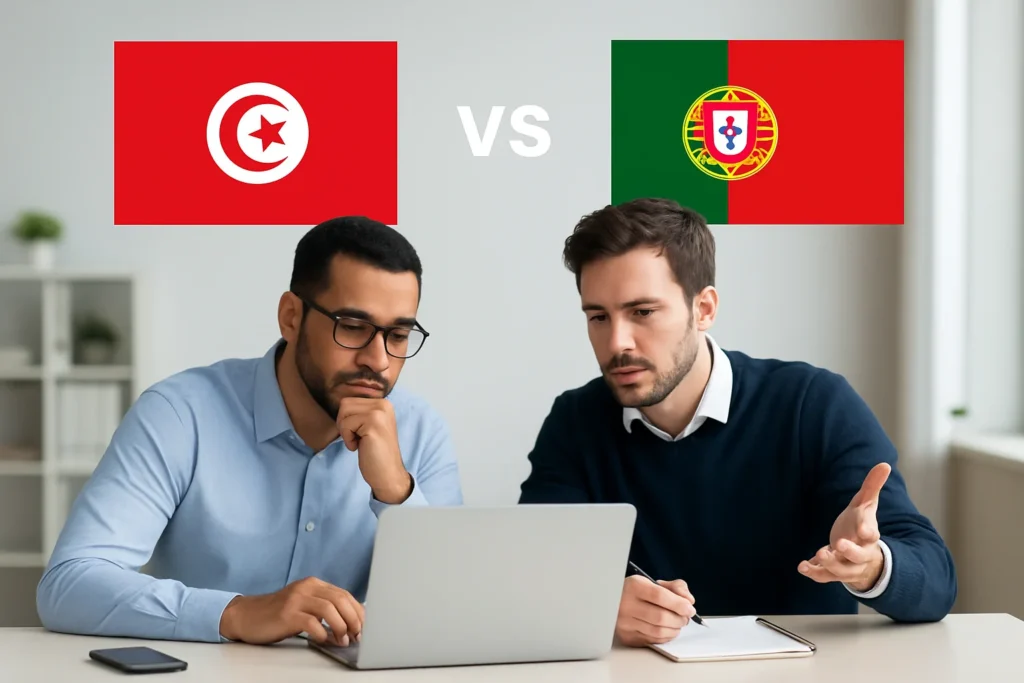 Nearshore Software Development Tunisie vs Portugal : quel choix pour votre équipe produit ?