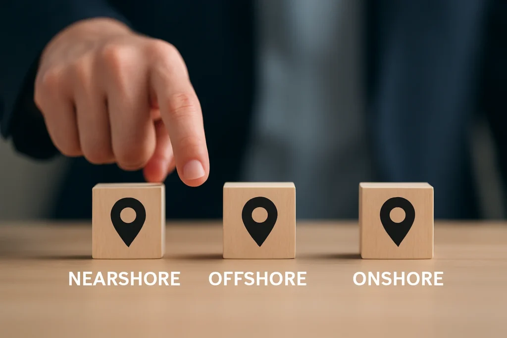 Nearshore vs Offshore vs Onshore : quel modèle de développement logiciel choisir ?